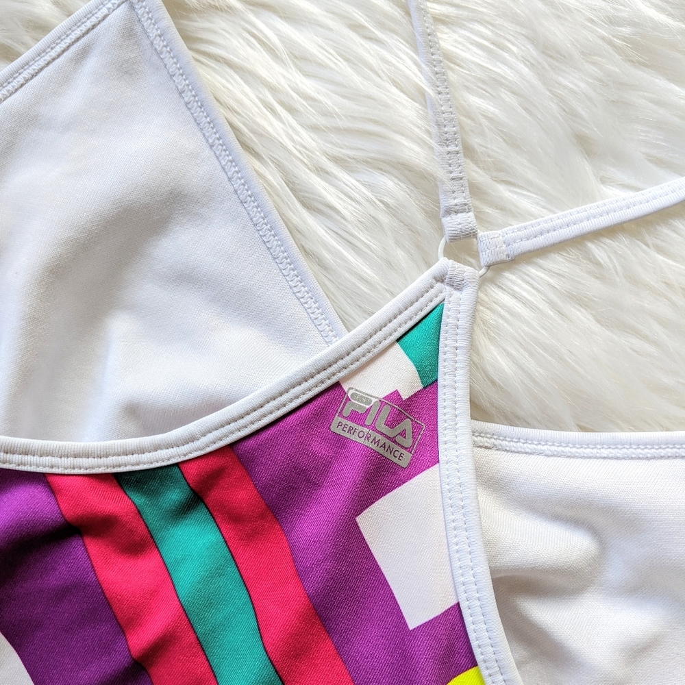 Fila Sport Colorblock Workout Top Size Large - Picture 4 of 5